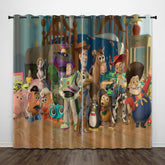 2025 NEW Cartoon Toy Story Curtains Pattern Blackout Window Drapes